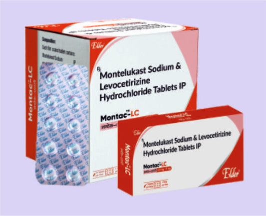MONTEDEL LC TABLET 10'LU (Montelukast 10 MG + Levosetirizin 5 MG) - Elder