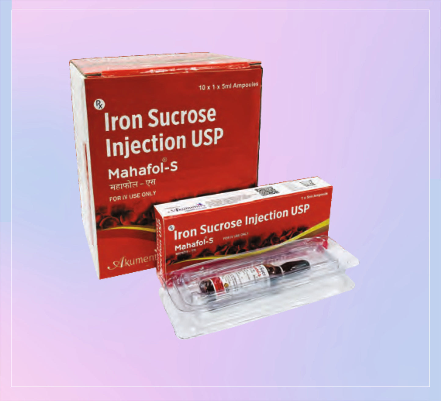 Mahafol-S Inj. 5Ml 10X1X5ML Iron 20 Mg   by Akumentis