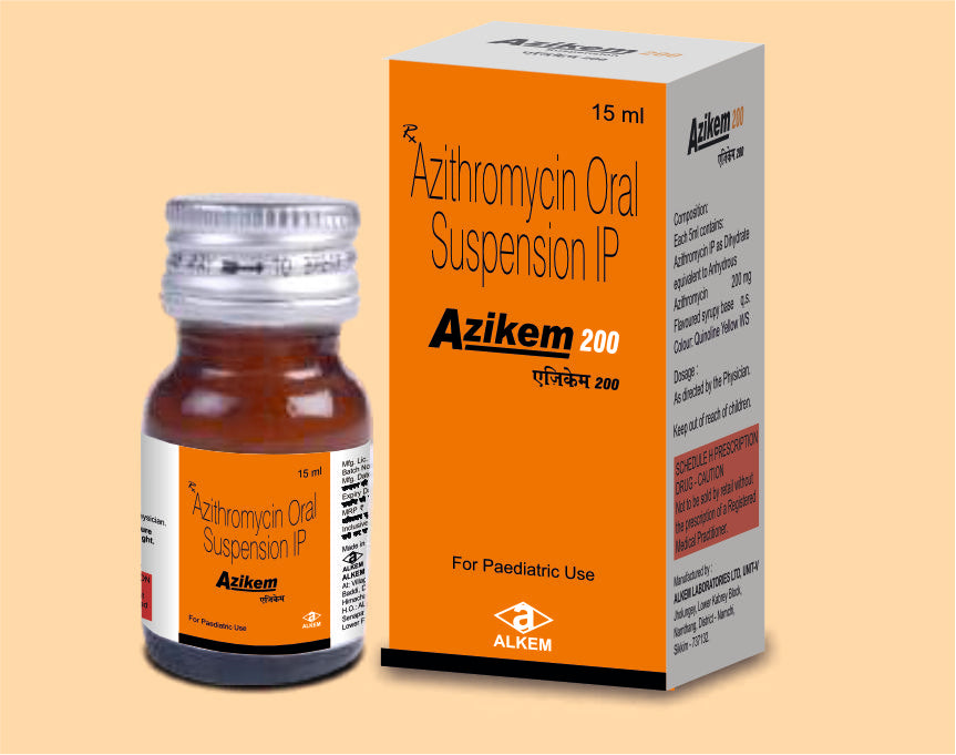 AZIKEM 200MG (15ML) Azithromycin 200 mg by Alkem1