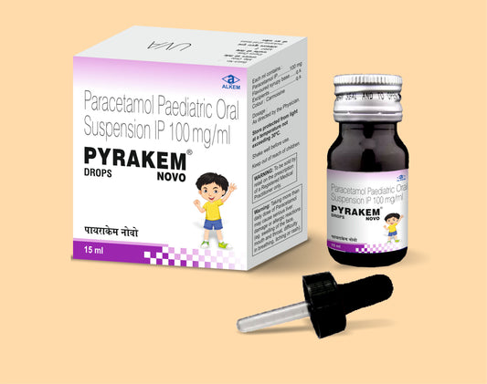 PYRAKEM NOVO DROPS 100 MG (15ML) Paracetamol 100 mg by Alkem1