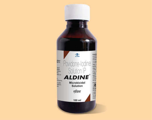 ALDINE MİKROBİSİDAL SOLÜSYON 100 ML Povidon İyot %5 a/h Alkem1