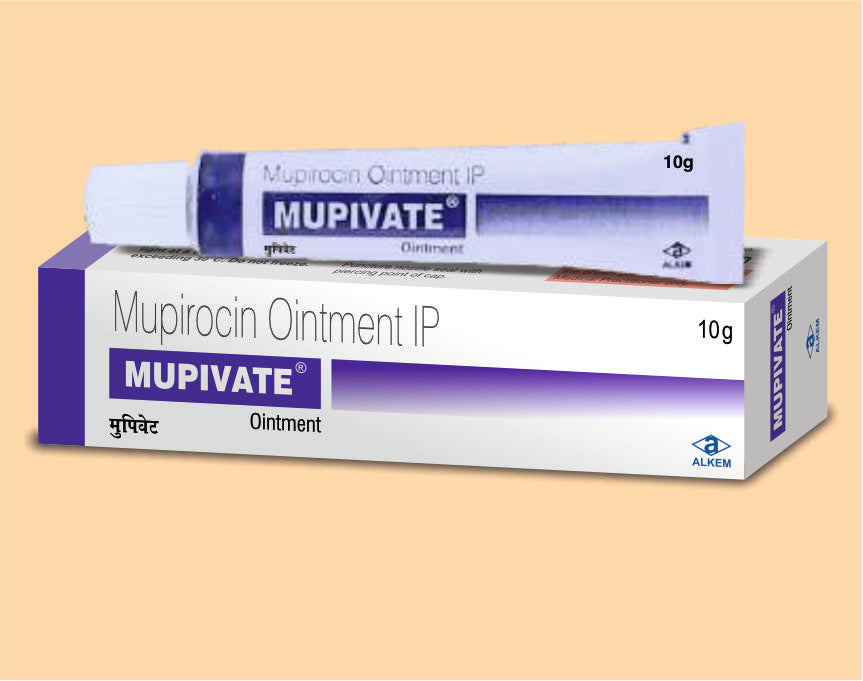 MUPIVATE OINTMENT (10G) Mupirocin 2% w/w by Alkem1
