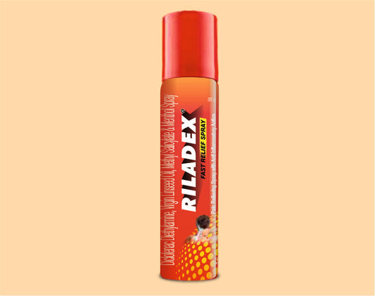 RILADEX MAXX RELIEF SPRAY (35 G) Diclofenac 2.32% w/w + Methyl Salicylate 5% w/w by Alkem1