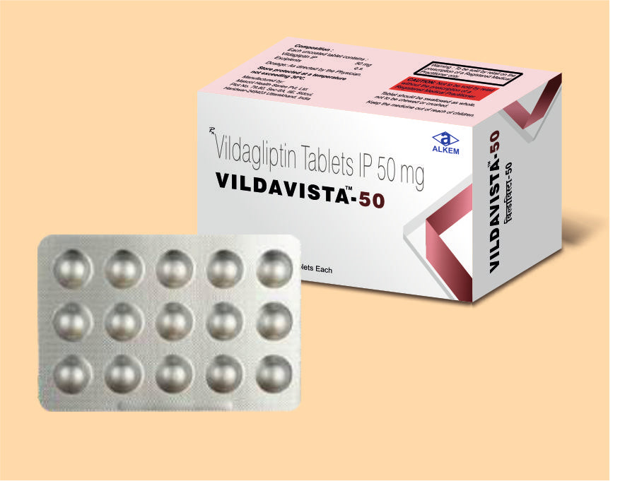VILDAVISTA - 50 TABLET (15'S) Vildagliptin 50 mg by Alkem1