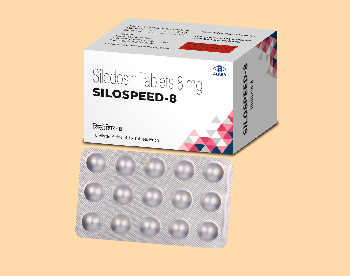 SILOSPEED-8 TABLETS (15'S) Silodosin 8 mg by Alkem1