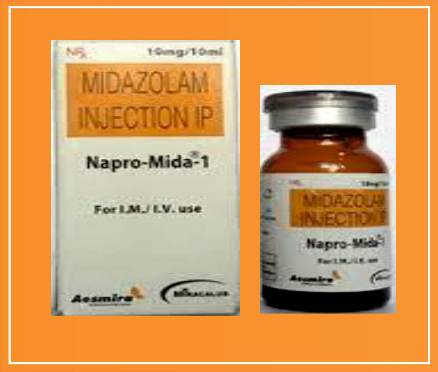 Napro-Mida-1 (Midazolam (10mg)) - Naprod