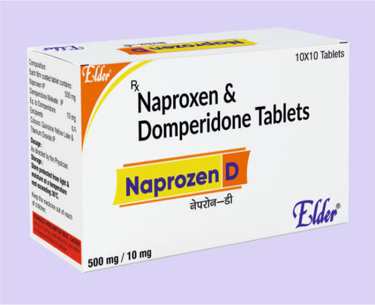 NAPROZEN D TABLET (500/10 MG) 10'LU (Naproksen 500, Domperidon 10) - Elder