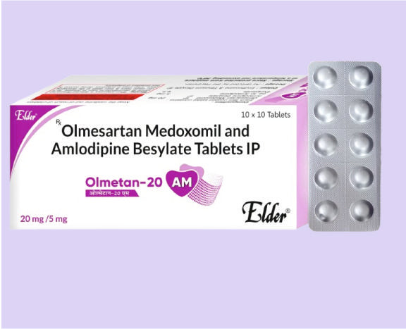 OLMETAN 20 AM TABLET 10'LU (Olmesartan 20 MG + Amlodipin 5 MG) - Elder