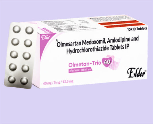 OLMETAN TRIO 40 TABLET 10'LU (Olmesartan 20mg, Amlodipin 5mg, Hidroklorotiyazid 12.5mg) Elder tarafından