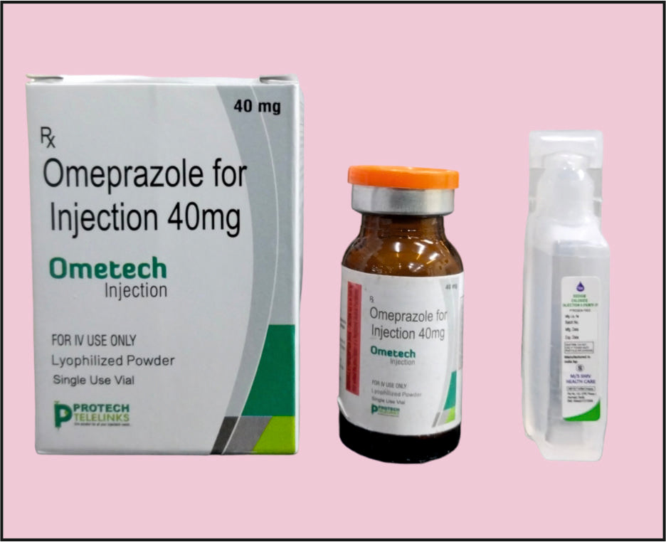 OMETECH 40MG FLAKON       (Omeprazol (40mg)) by Protech