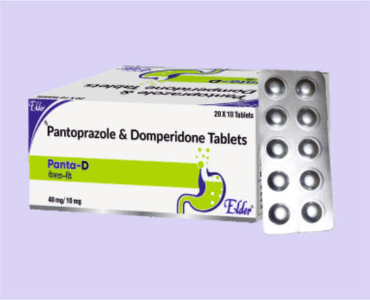 PANTA D TABS (40/10MG) 10'S (Pantoprazol 40mg, Domperidon 10 mg) Elder tarafından