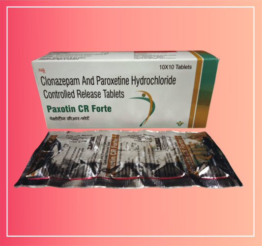 Paroxetine Hcl 25 (Er), Clonazepam 0.5  {Rate of 10 Tab} by Dellwich