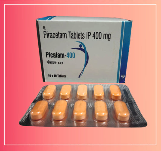 Piracetam 400  {Rate of 10 Tab} by Dellwich