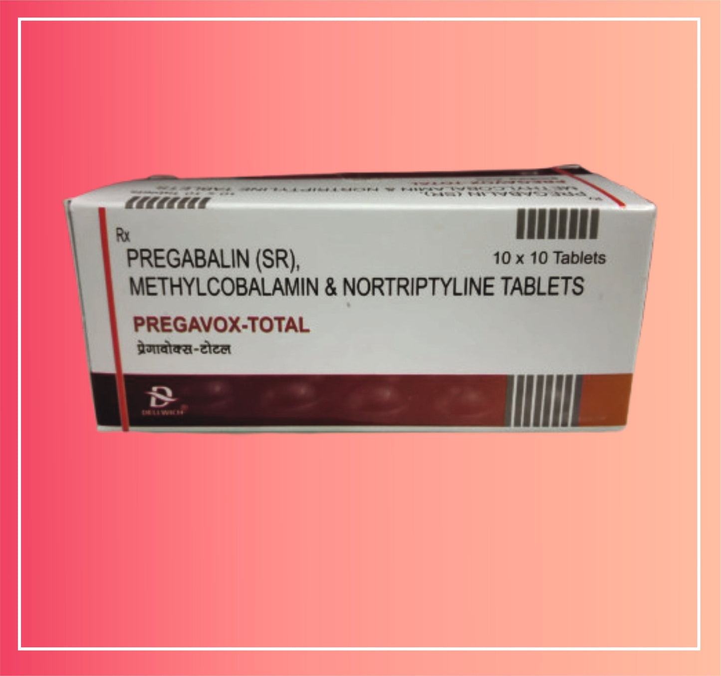 Pregabaline 75, Nortriptyline Hcl 10,  Methylcobalamin 1500 Mcg {Rate of 10 Tab} by Dellwich