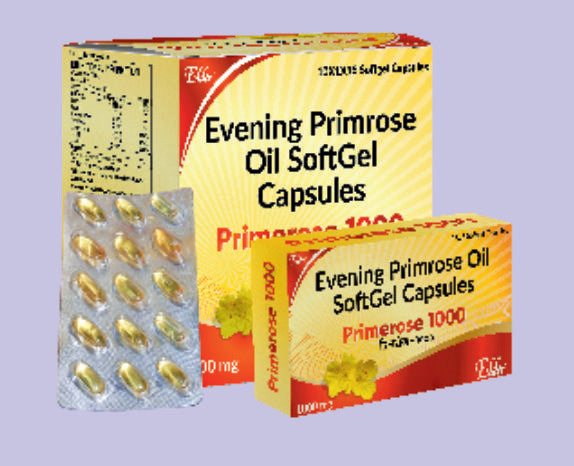 PRIMEROSE 1000 كبسولات جيلاتينية 15 حبة (زيت زهرة الربيع المسائية 1000 ملغ SG) من Elder