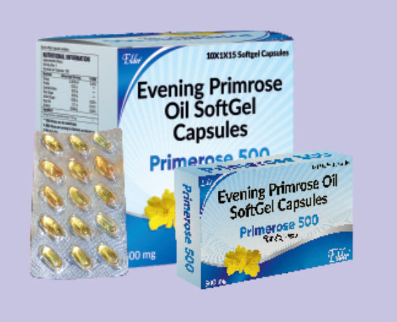 PRIMEROSE 500 كبسولات جيلاتينية رخوة 15 حبة (زيت زهرة الربيع المسائية 500 ملجم كبسولة رخوة) من Elder