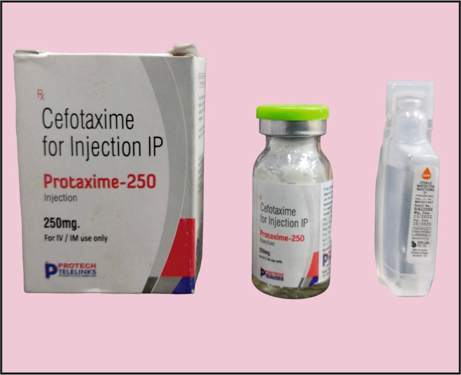 PROTAXIME 250 VIAL (Sefotaksim (250Mg)) - Protech