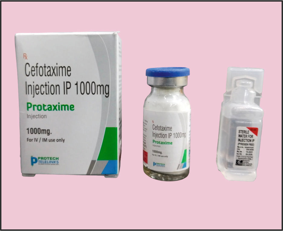PROTAXIME 1000 FLAKON ( Sefotaksim (1Gr) ) by Protech