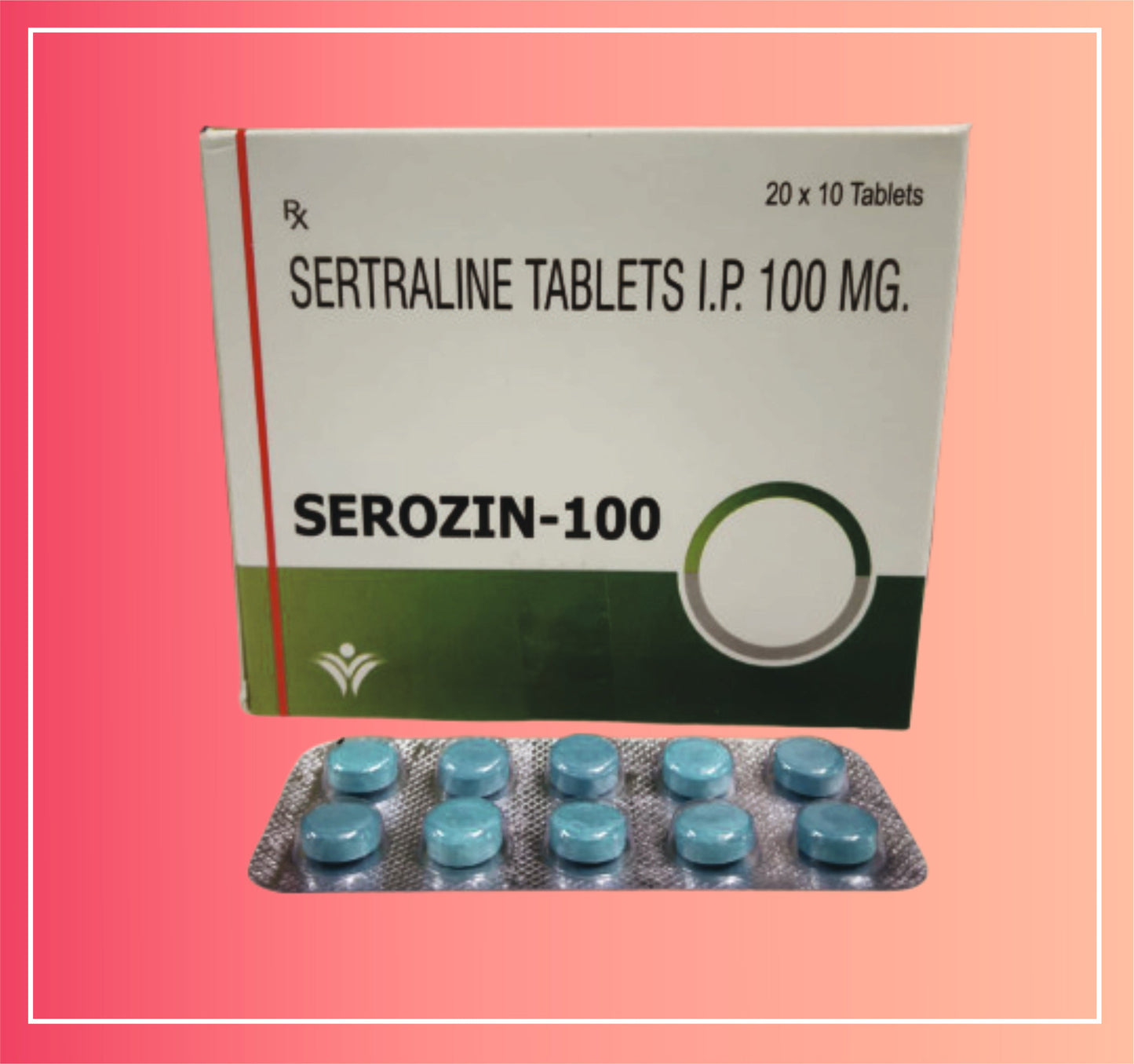 Sertralin Hcl 100 {10 Tabletlik Kur} Dellwich