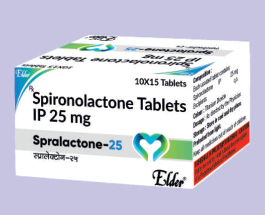 SPRALACTONE 25 TABS 15'S (سبيرونولاكتون 25 ملغ) من Elder