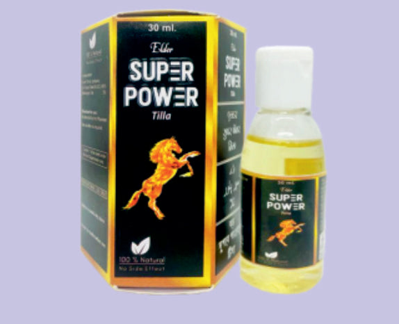 SUPER POWER OIL (MALE) 30ML ( Sertaline 50 MG
 ) by Elder