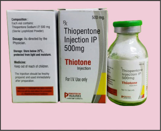 THIOTONE 500MG VIAL ( ثيوبنتال الصوديوم (500 ملجم) ) من Protech