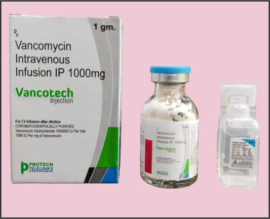 VANCOTECH-1000 VIAL (فانكومايسين (1000 ملغ)) من بروتيك