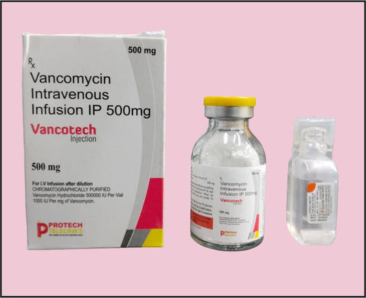 VANCOTECH-500 VIAL (فانكومايسين (500 ملجم)) من Protech