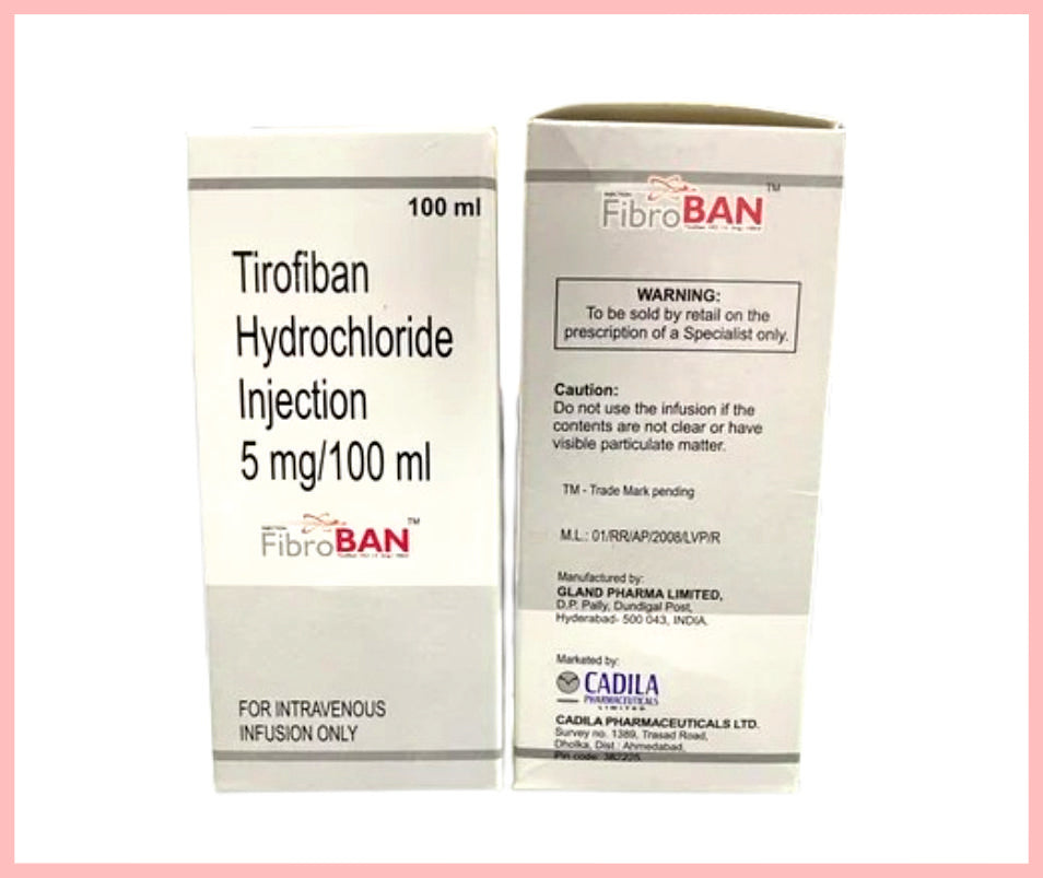 FIBROBAN ENJ. (Tirofiban 5 mg + Sodyum Klorür %0.9 a/h) Cadila1