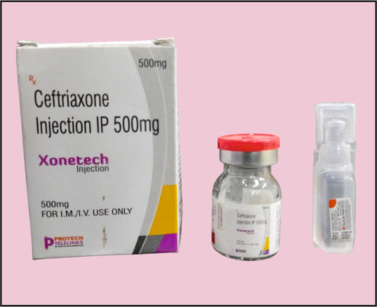 XONETECH 500 5 ML (سيفترياكسون (500 ملجم)) من Protech