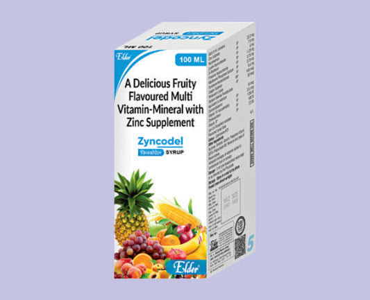ZYNCODEL SYP (S) 100ML (فيتامينات متعددة ومعادن مع شراب الزنك) من Elder