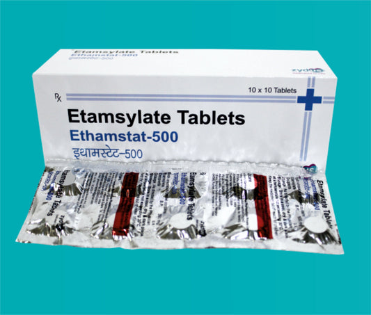 Ethamstat  500 Tab 10X10T Etamsylate 500 Mg by zydus