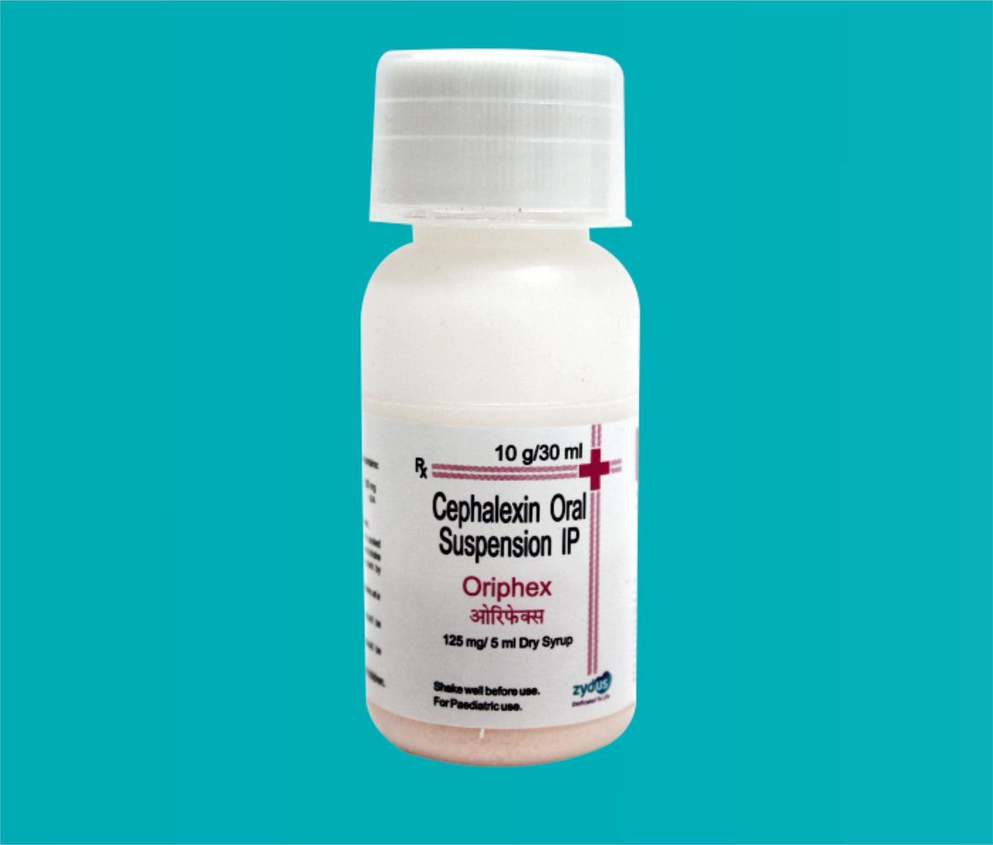 Oriphex Dry Syrup  (30 ml) Cephalexin 125 mg by Zydus