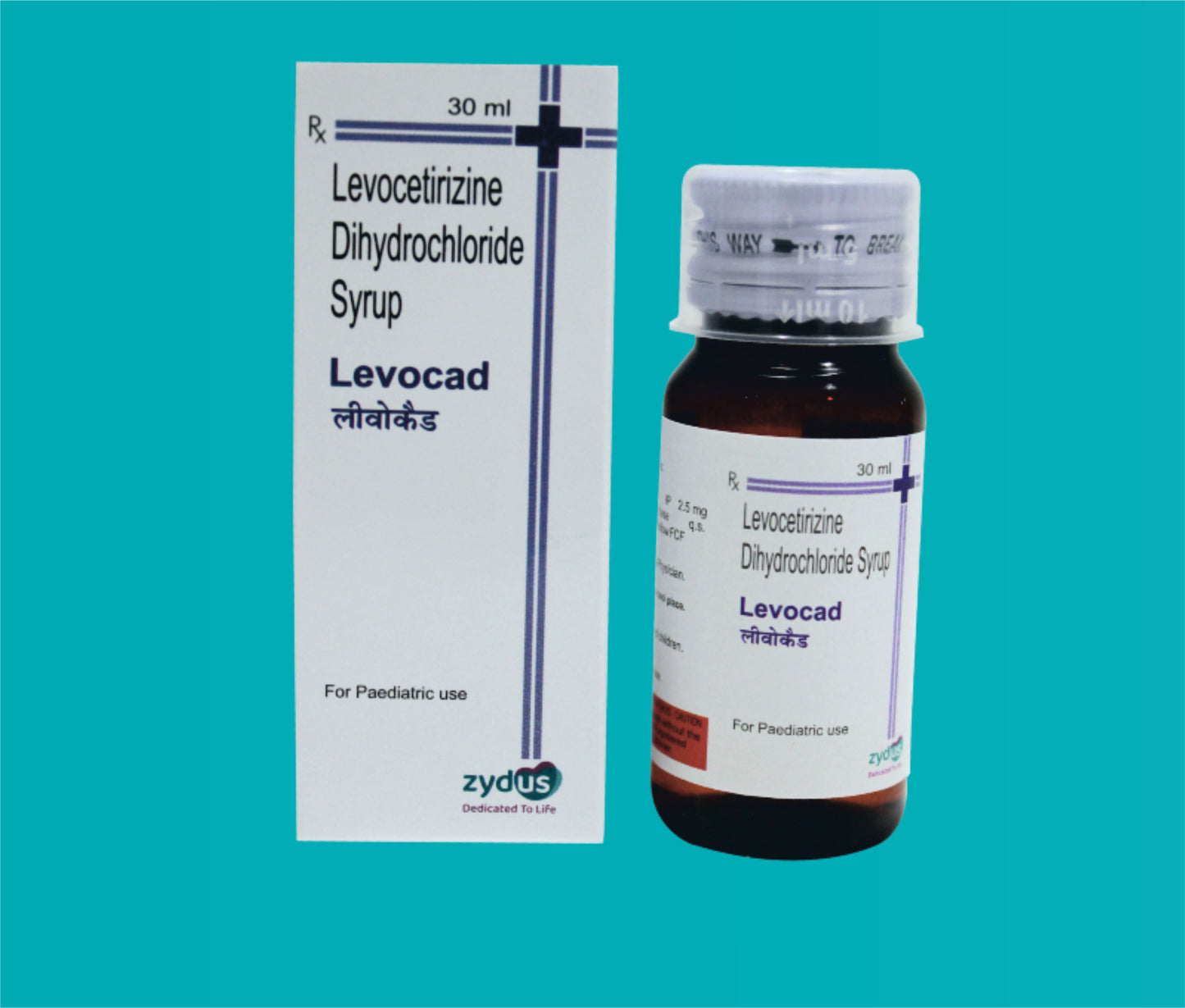 Levocad Syp. (30 ml.) Levocetirizine 2.5 mg by Zydus