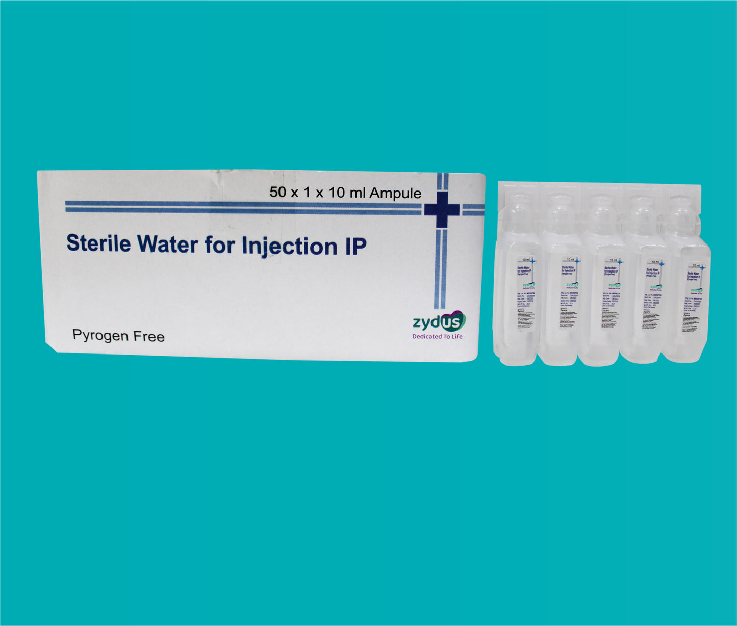 Water For Injection  ( 10 ml.) Water for Injection 10 ml. by Zydus