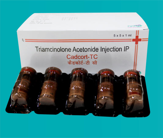 Cadcort- TC Inj  1ml.Vial Triamcinolone Acetonide 40 Mg by zydus