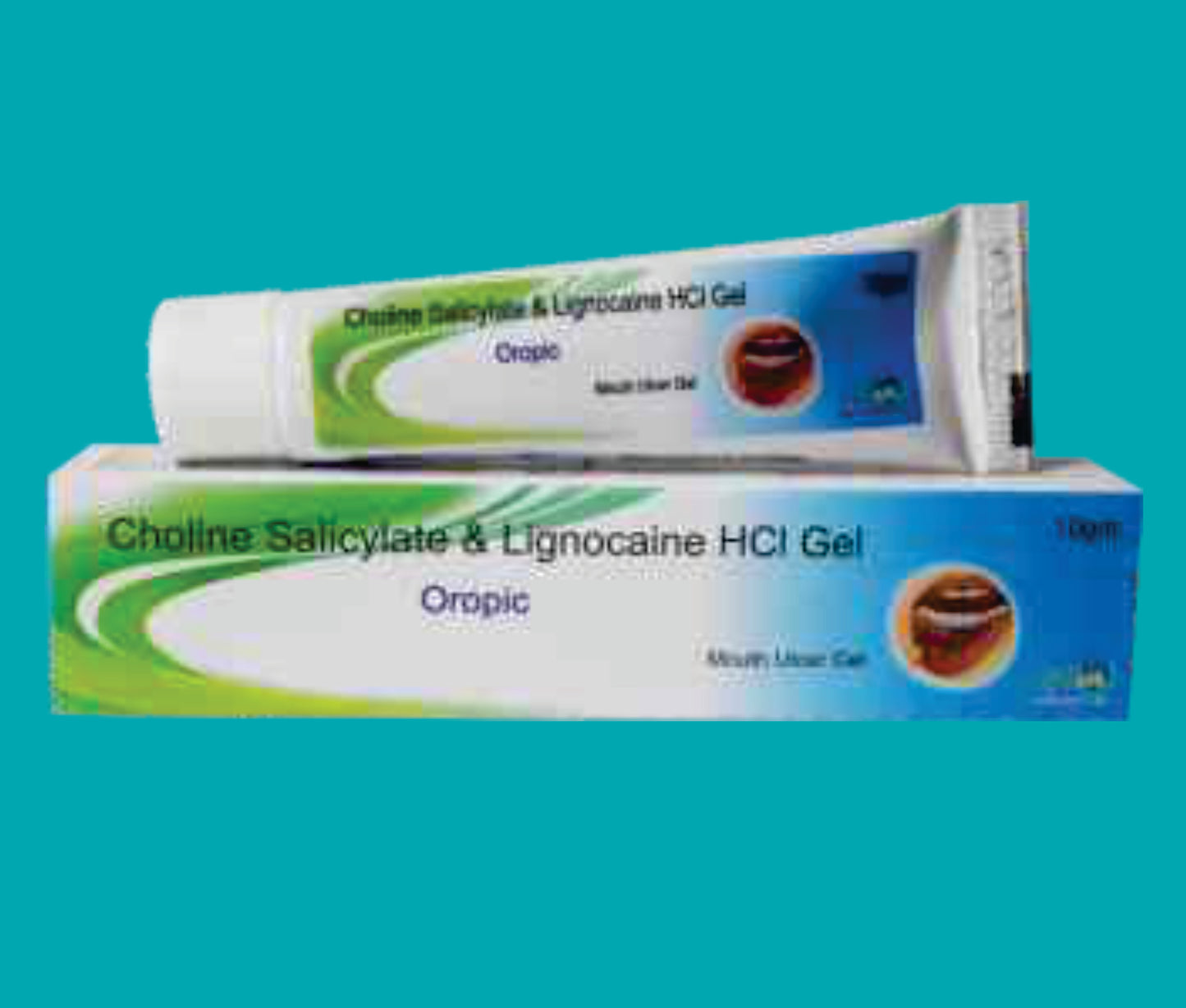 Oropic Mouth Ulcer Gel  (10 gm ) Choline Salicylate 8.7% + Lignocaine 2% by Zydus