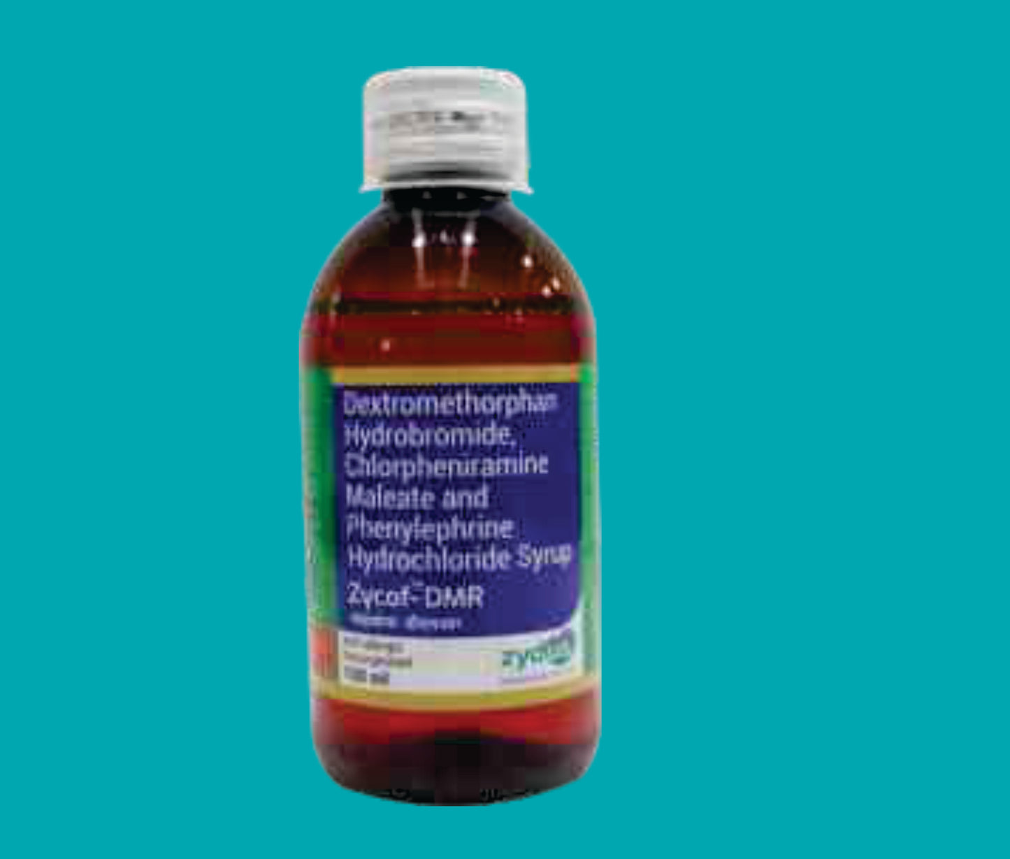 Zycof- DMR  Syp (100 ml.) Dextromethorphan 10 mg + Chlorpheniramine 2 mg + Phenylephrine 5 mg by Zydus