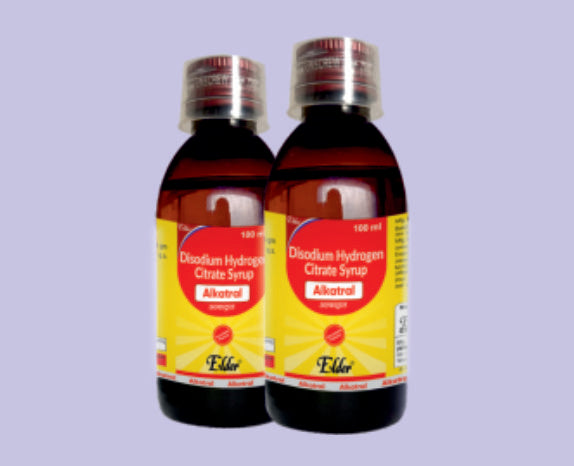 ALKATRAL SYP 100ML (Disodyum Hidrojen Sitrat 1.25 gm) by Elder