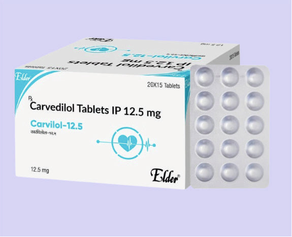 CARVILOL 12.5 TABS 15'LİK (Karvedilol 12.50 MG) by Elder