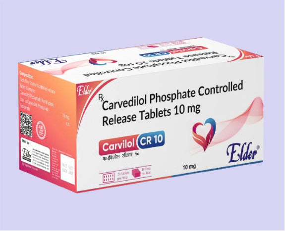 CARVILOL CR 10 TABLET 10'LU (Kardiyolol Kontrollü Salım 10mg) Elder üretimi
