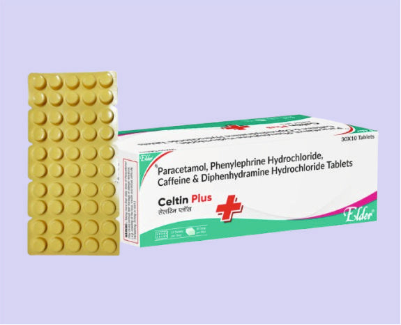 CELTIN PLUS TABLET 10'LU (Setirizin 5 mg, Fenilefrin 5 mg, Parasetamol 325 mg) Elder tarafından