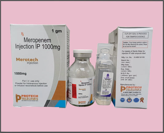 MEROTECH-1000 (MEROPENEM) Flakon+EÇS